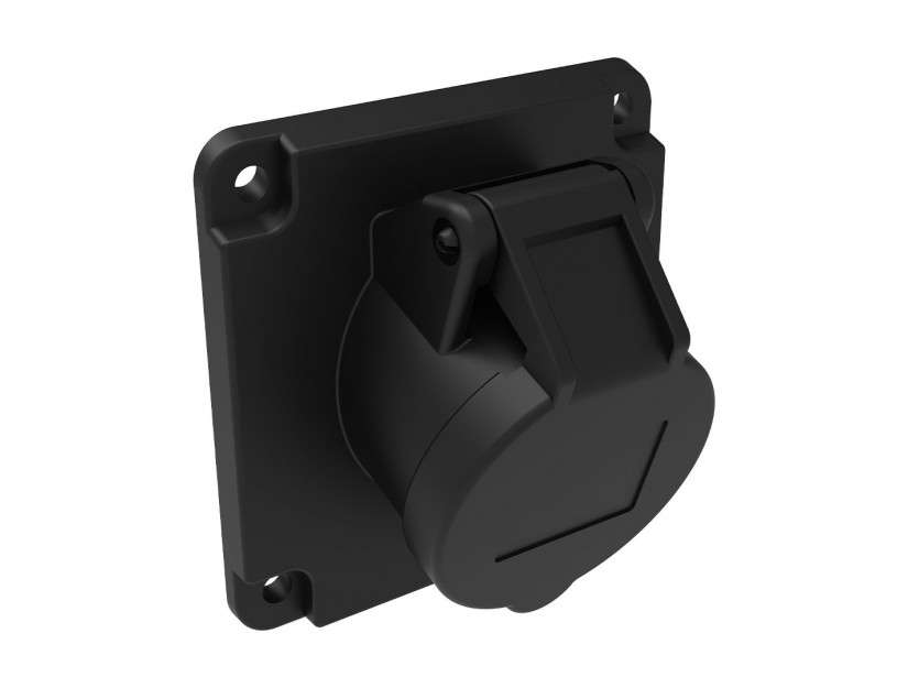 3/16A. 45° Eğik Makine Priz