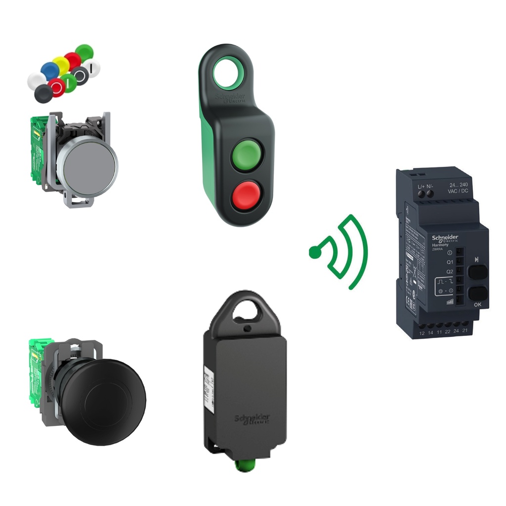 2 Röle çıkışlı (3A)  Monostable , Bistable veya Start-Stop olarak Programlanabilir Alıcı  