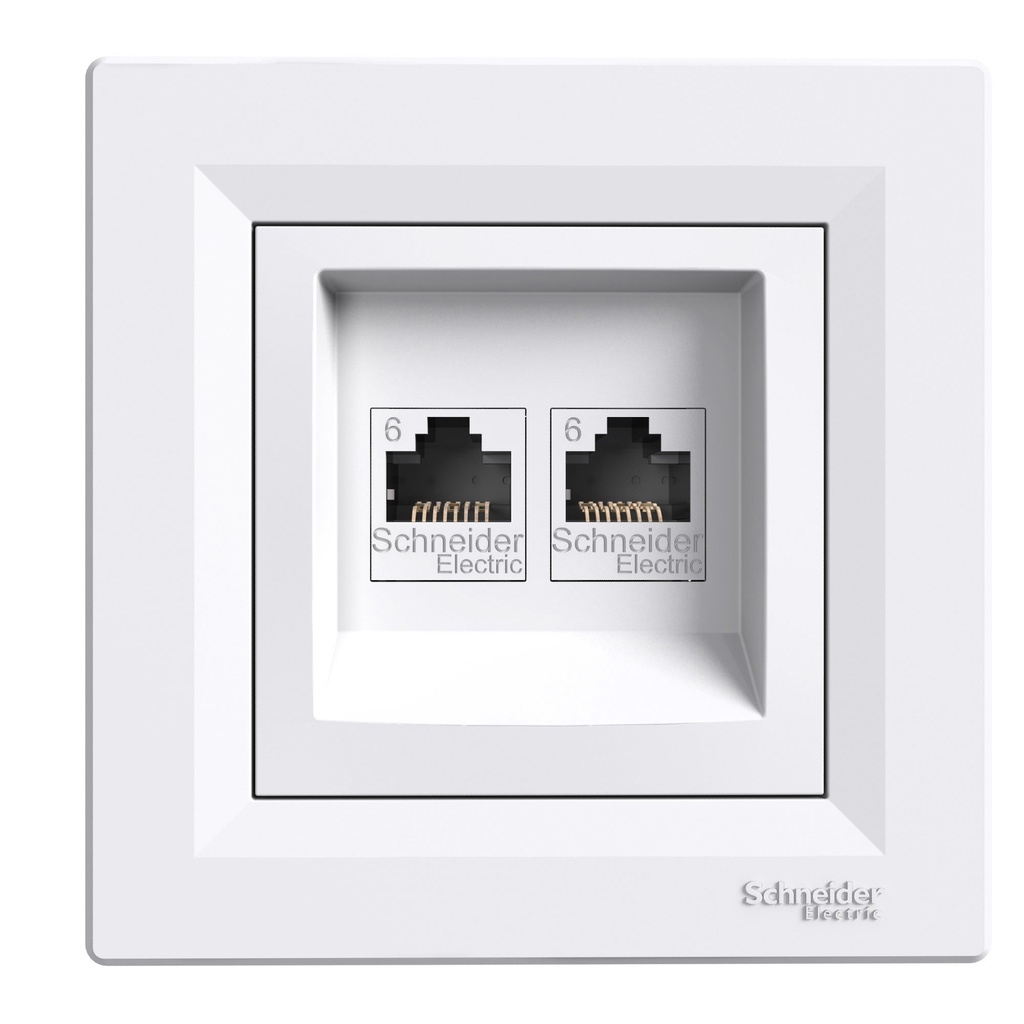 Asfora 2*RJ45CAT6-UTP 