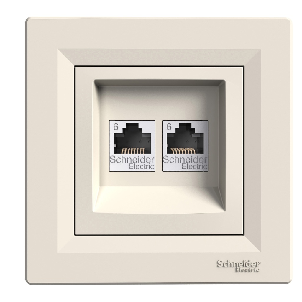 Asfora 2*RJ45CAT6-UTP 