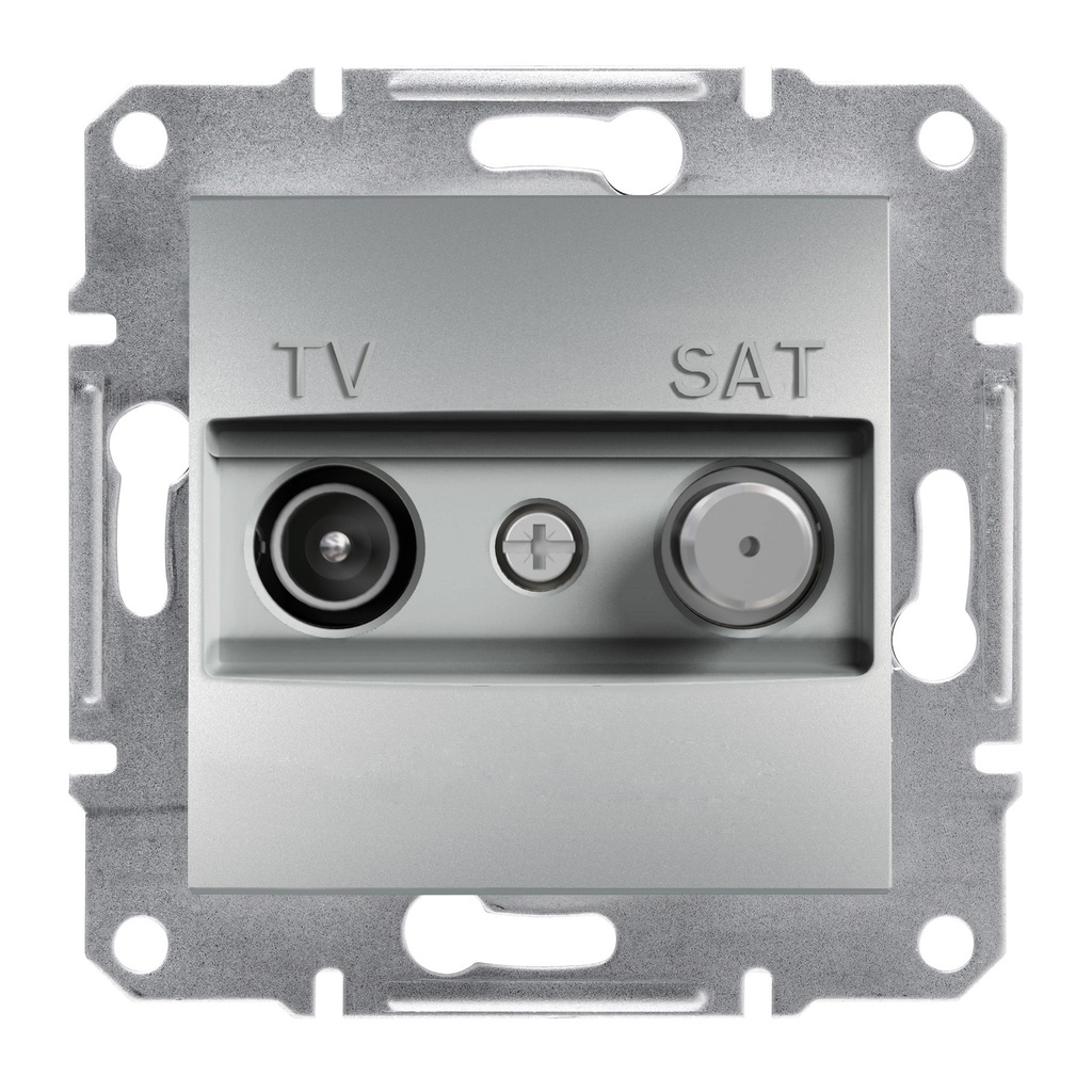 Asfora TV/SAT Priz GECISLI 8DB Alüminyum