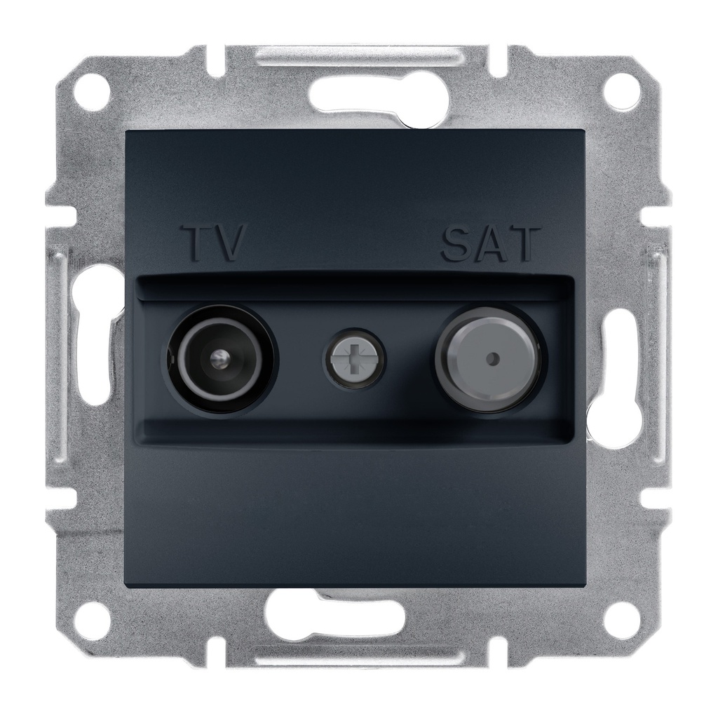Asfora TV/SAT Priz GECISLI 8DB Antrasit