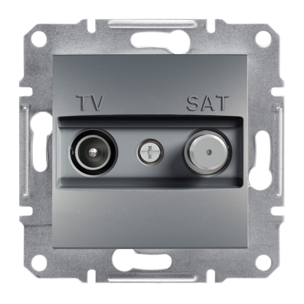 Asfora TV/SAT Priz GECISLI 8DB Çelik