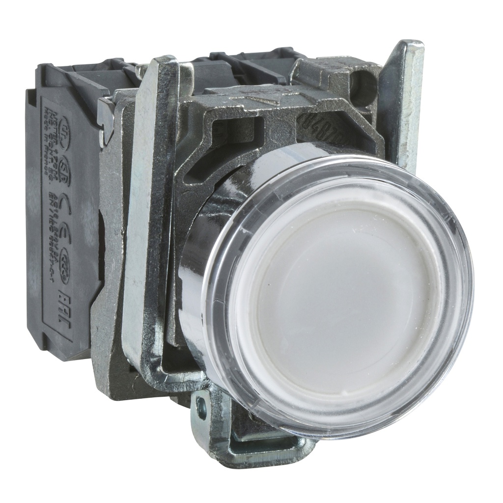 Işıklı buton , beyaz 24VAC/DC
