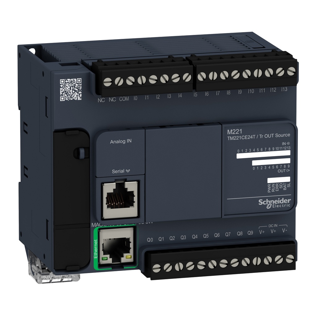 Kontrolör M221 24 GÇ transistör PNP Ethernet