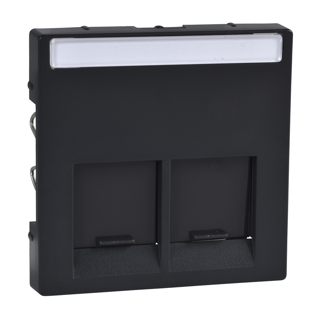 Merten İkili RJ45 tuş kapağı, System-M, Antrasit