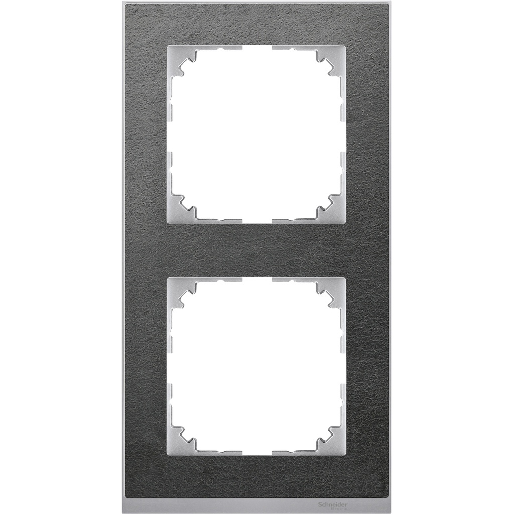 Merten M-Pure Decor ikili çerçeve Taş