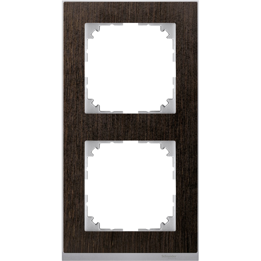 Merten M-Pure Decor ikili çerçeve Venge
