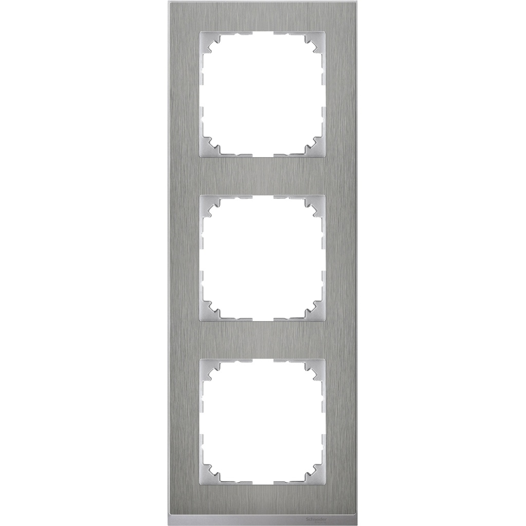 Merten M-Pure Decor üçlü çerçeve Metal