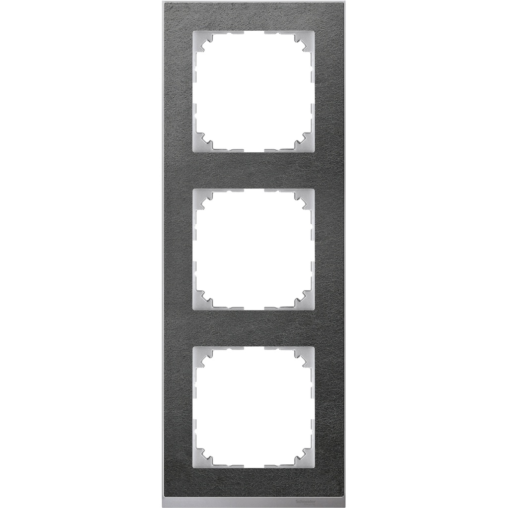 Merten M-Pure Decor üçlü çerçeve Taş