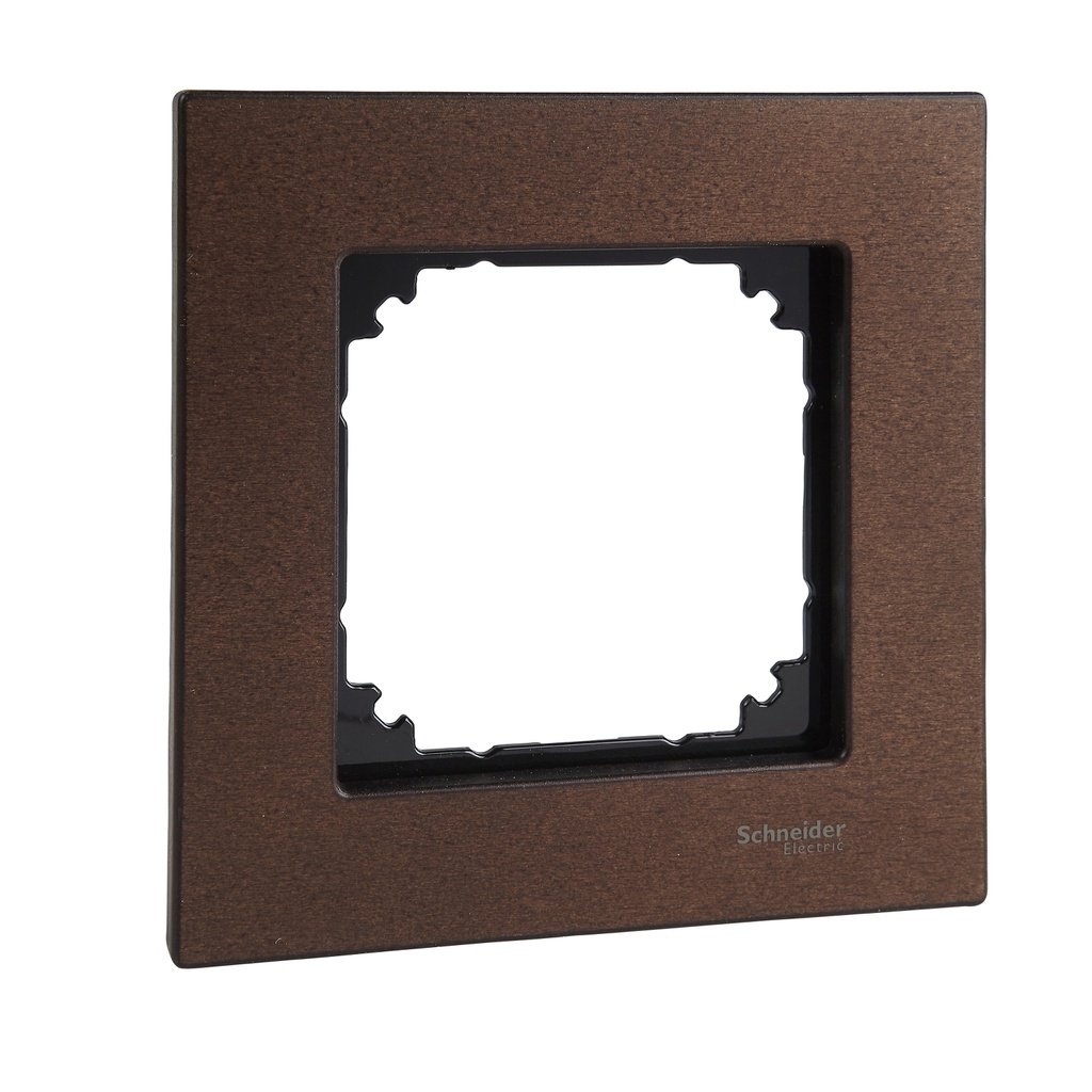 Merten Tekli çerçeve, M-Elegance Glass, Ceviz