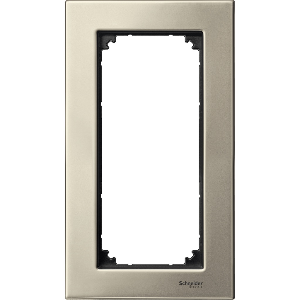 Merten Traş Prizi çerçevesi, M-Elegance Glass, Titanyum