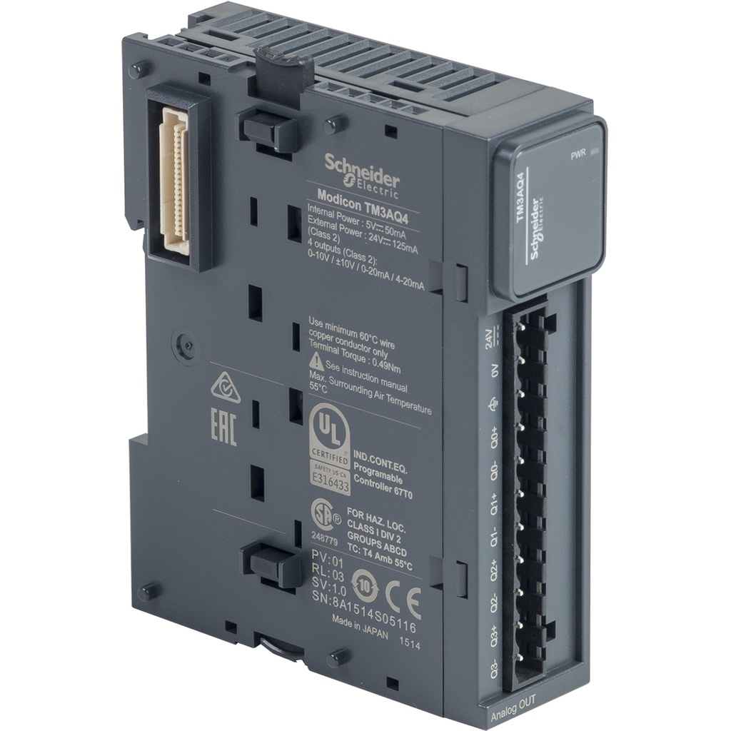 MODUL TM3-4 Analog Çıkış