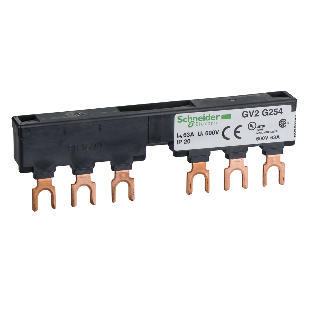 TeSys GV2 Linergy FT Busbar 63A 54mm 2tap