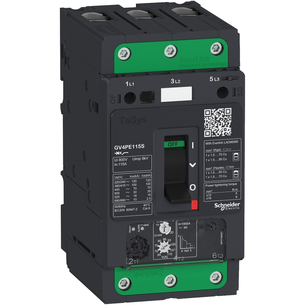 TeSys GV4 Motor Devre Kesici Termik Many. 3P 25A 100kA