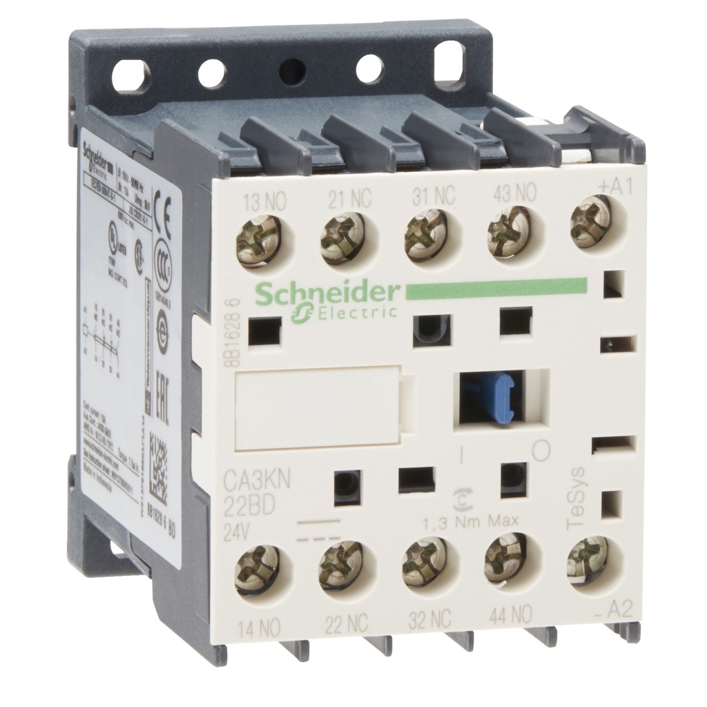 TeSys K Yardımcı Kontaktör 24VDC 2NA2NK