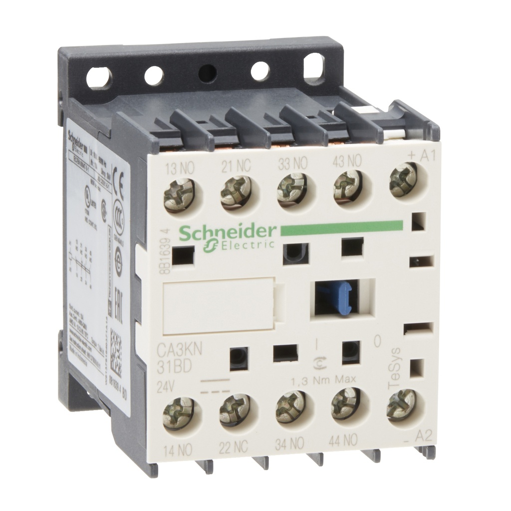 TeSys K Yardımcı Kontaktör 24VDC 3NA1NK