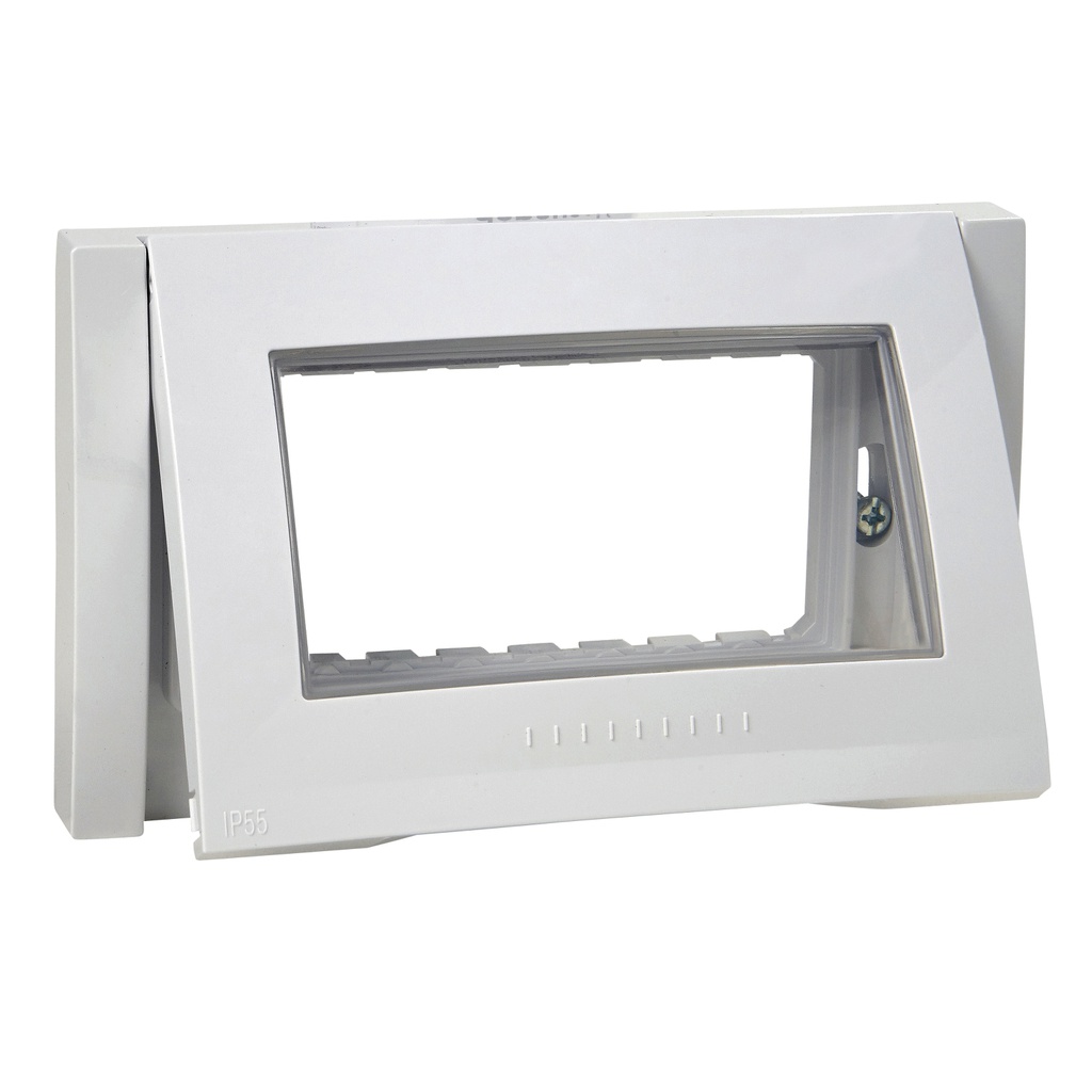 Unica Beyaz IP55 4 Modül çerçeve