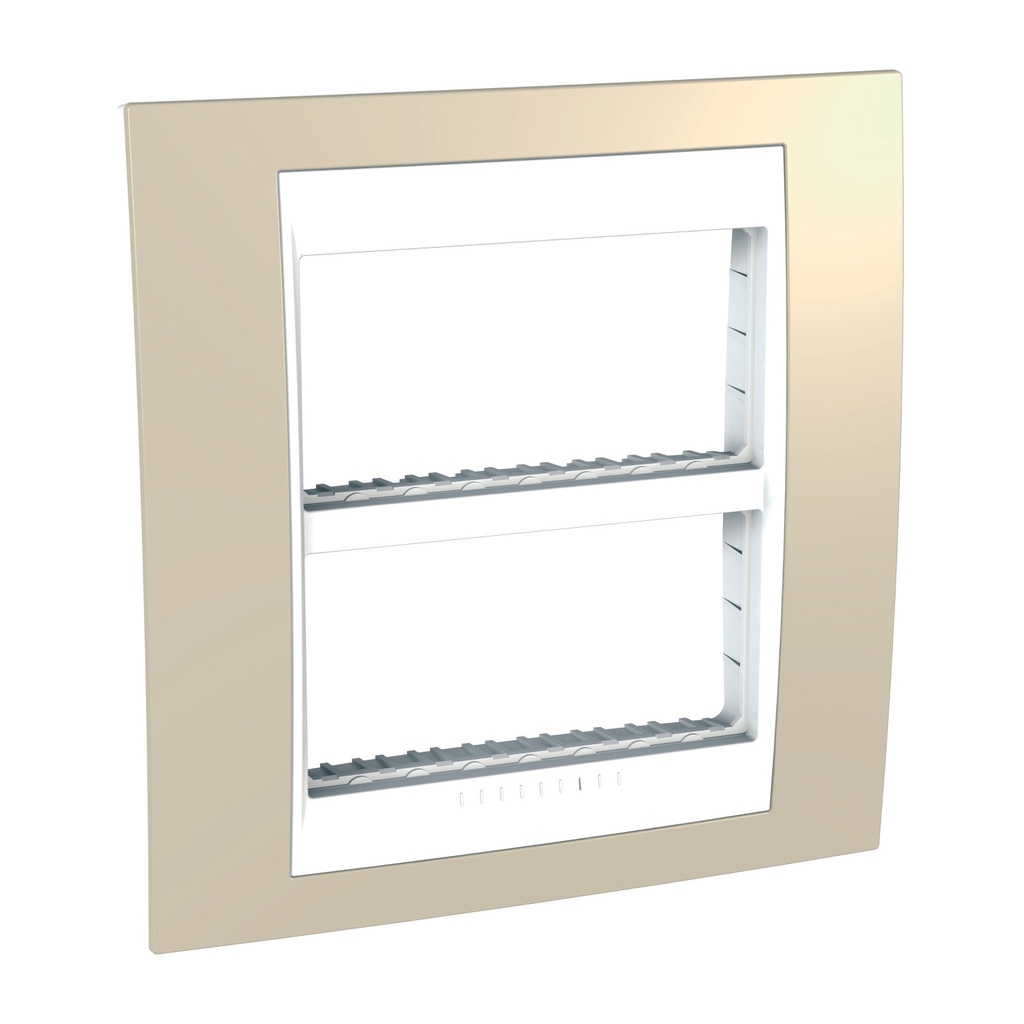 Unica Kum sarısı-Beyaz 2x4 Modül çerçeve
