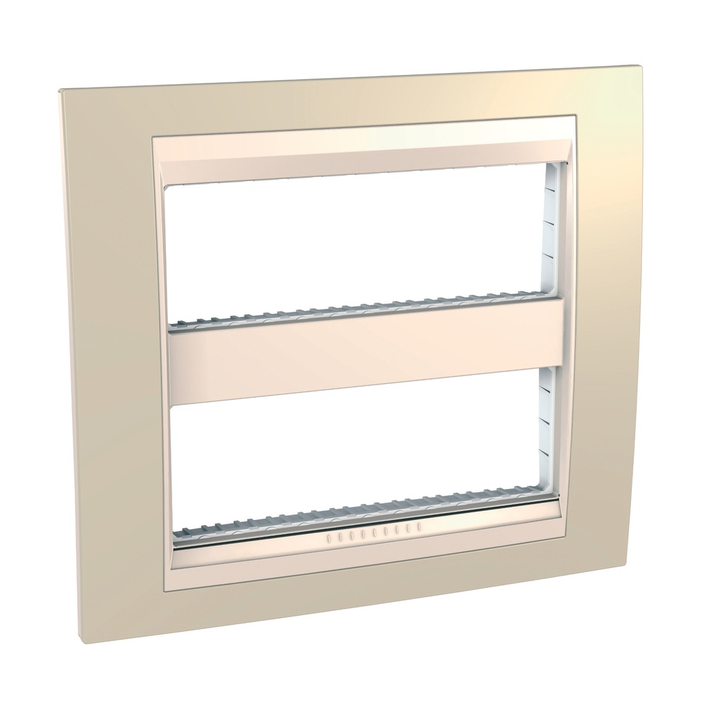 Unica Kum sarısı-Fildişi 2x6 Modül çerçeve