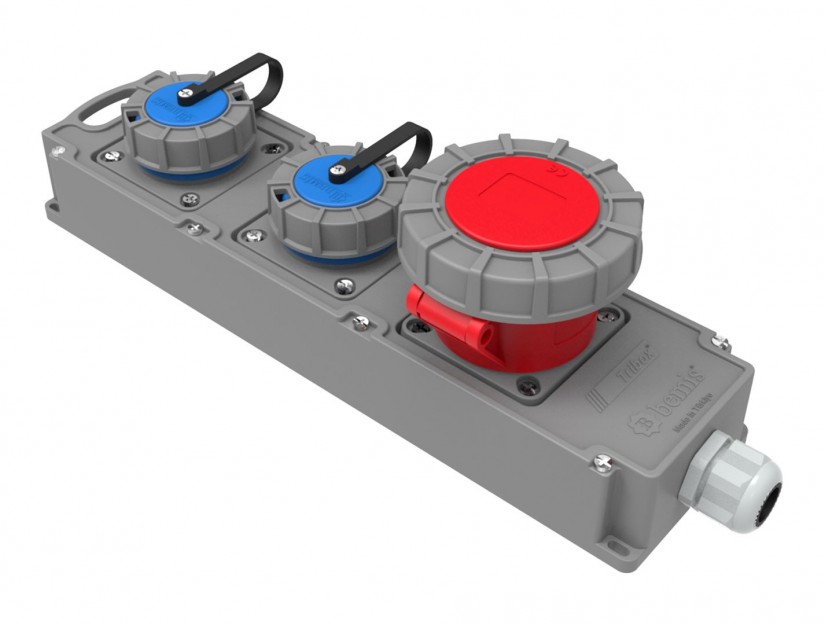 TRIBOX 5*32 A 1AD IP67+1*16 A 2 AD IP67