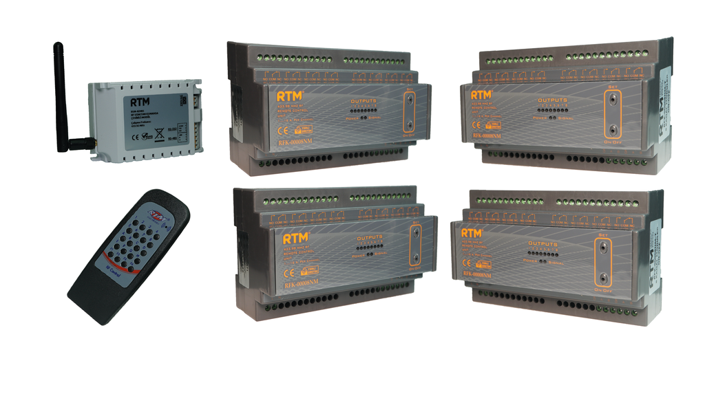 RFK-00032N 32 KANAL RF UZAKTAN KUMANDA RÖLE ÜNİTESİ V2