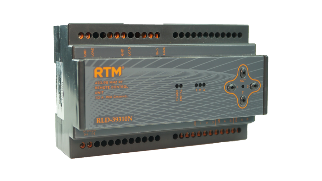 RLD-39313S  12-24V RF 3X10A SLAVE ÜÇ ÇIKIŞLI LED DİMMER