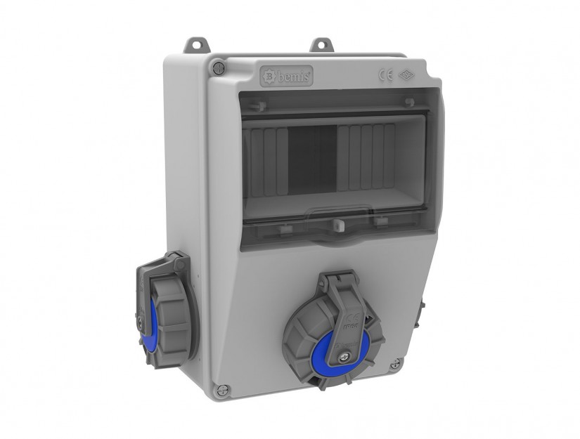 1/16A. 220V. 1 AD. ÖN KOMBİNASYON - 1/16A. 220V. 2 AD. YAN KOMBİNASYON HALOGEN FREE