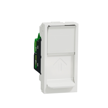 [NU341418] Yeni Unica, RJ45 Cat6 UTP Data Prizi 1 modül, Beyaz