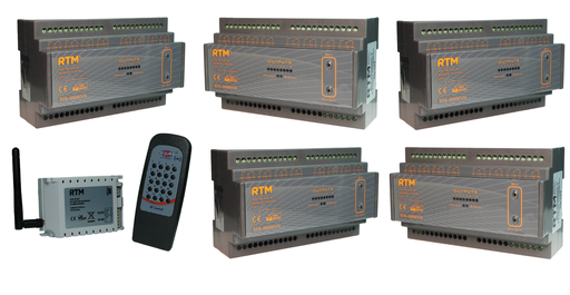 [RFK-00040N] RFK-00040N   40 KANAL RF UZAKTAN KUMANDA RÖLE ÜNİTESİ V2