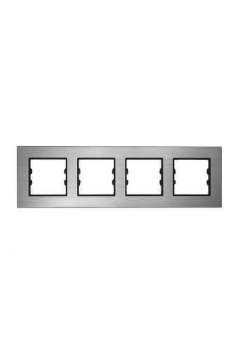 [ALG214-71] ALG214-71 AsFir ALM. SİLVER DİKEY DÖRTLÜ ÇRÇV.