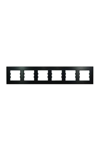 [ALG306] Aluminyum Onyx Altılı Çerçeve