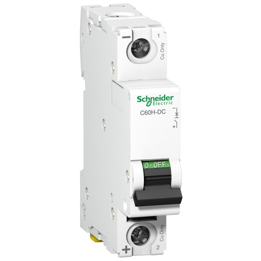 [A9N61500] Acti9 C60H-DC 1P 0,5A, 6kA C Eğrisi Otomat