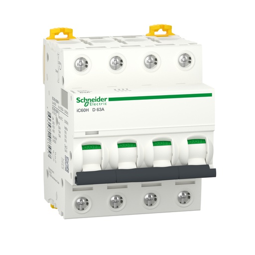 [A9F85463] Acti9 iC60H 4P 63A D Eğrisi Otomat