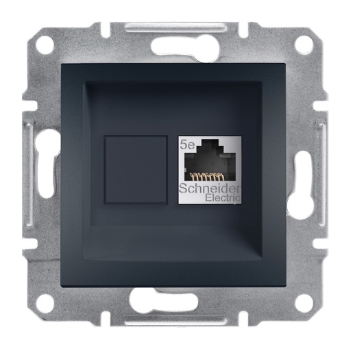 [EPH4300171] Asfora 1*RJ45 CAT.5E UTP Antrasit