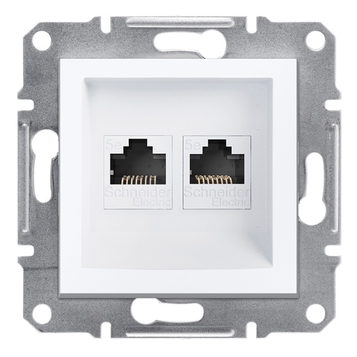[EPH4470121] Asfora 2*RJ45CAT5e-UTP çerçevesiz