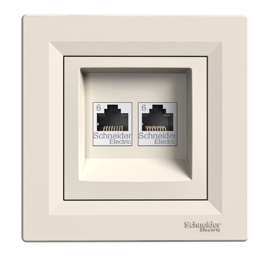 [EPH4800123] Asfora 2*RJ45CAT6-UTP 
