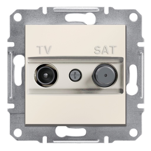 [EPH3470323] Asfora TV - SAT Prizi, geçişli, F tipi, 8 dB, ikili çerçevesiz