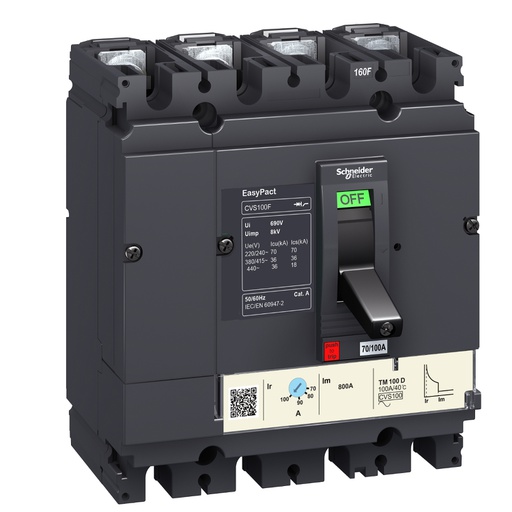 [LV510316] CVS100B TM80D 4P3D Devre Kesici