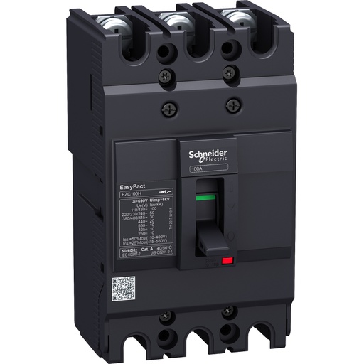 [EZC100H3016] EZC Devre Kesici 3P 30kA 220/240V 16A MCCB