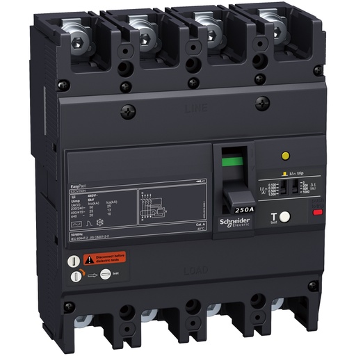 [EZCV250H4200] EZC Devre Kesici 4P 36 kA 220/240 V200 A MCCB