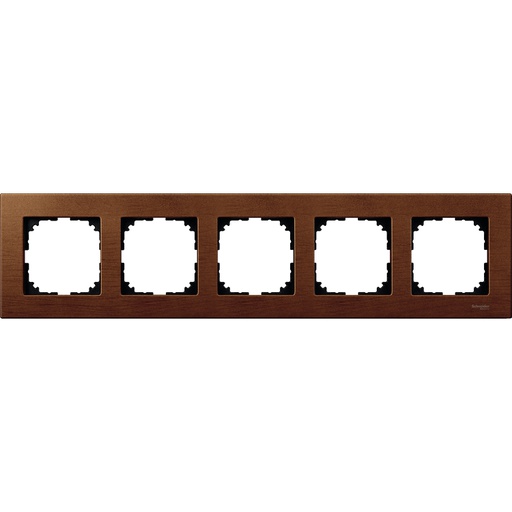 [MTN4055-3472] Merten Beşli çerçeve, M-Elegance Glass, Kiraz