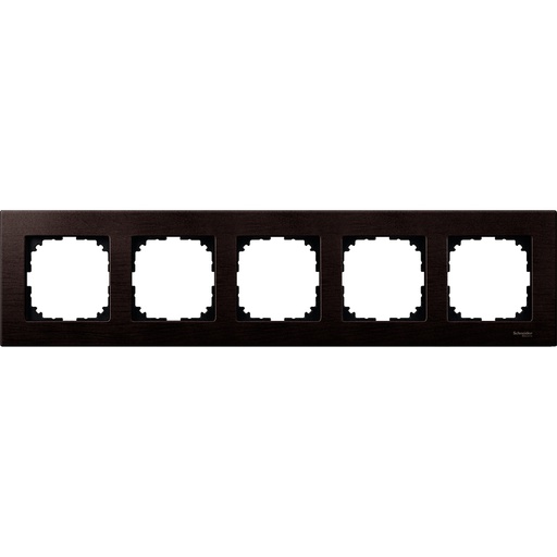 [MTN4055-3471] Merten Beşli çerçeve, M-Elegance Glass, Venge