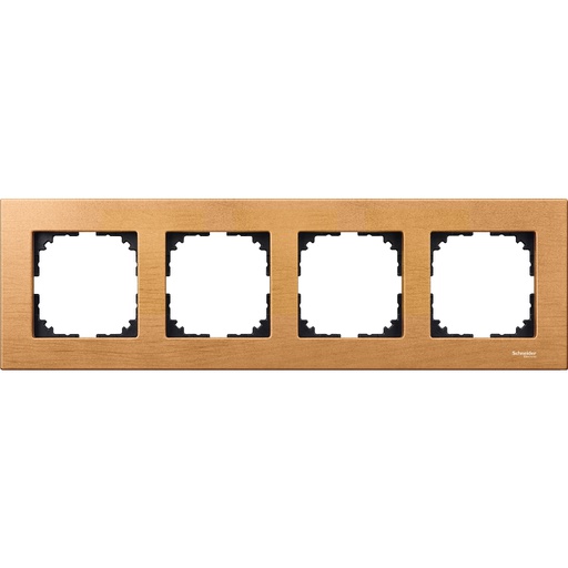 [MTN4054-3470] Merten Dörtlü çerçeve, M-Elegance Glass, Kayın