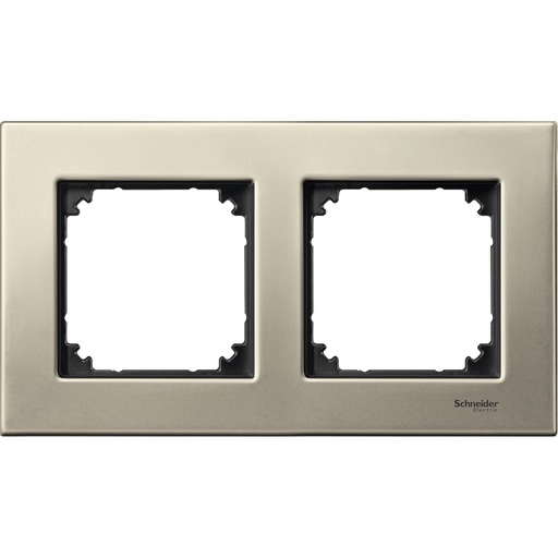 [MTN403205] Merten İkili çerçeve, M-Elegance Glass, Titanyum