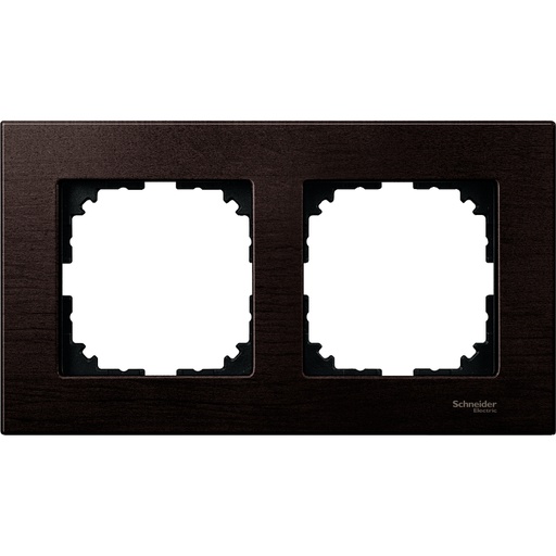 [MTN4052-3471] Merten İkili çerçeve, M-Elegance Glass, Venge