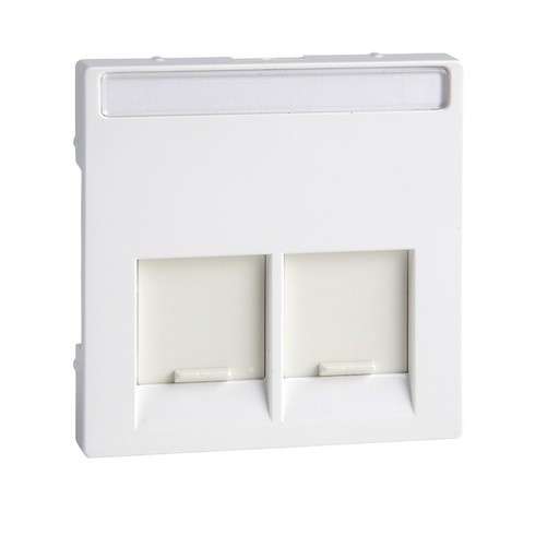 [MTN469925] Merten İkili RJ45 tuş kapağı, System-M, Aktif beyaz