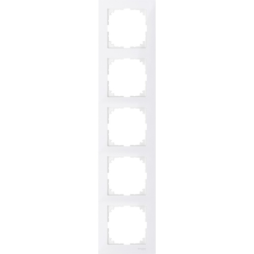 [MTN4050-3619] Merten M-Pure beşli çerçeve Beyaz