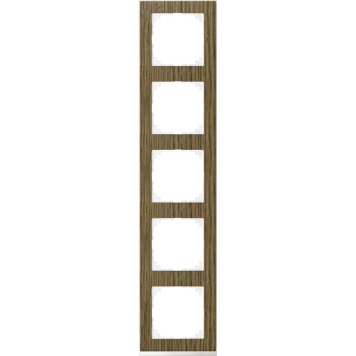 [MTN4050-3674] Merten M-Pure Decor beşli çerçeve Meşe