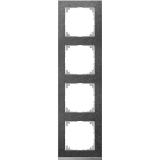 [MTN4040-3669] Merten M-Pure Decor dörtlü çerçeve Taş